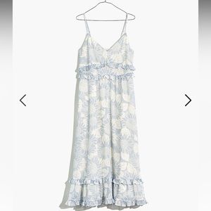 Madewell sunflower midi dress